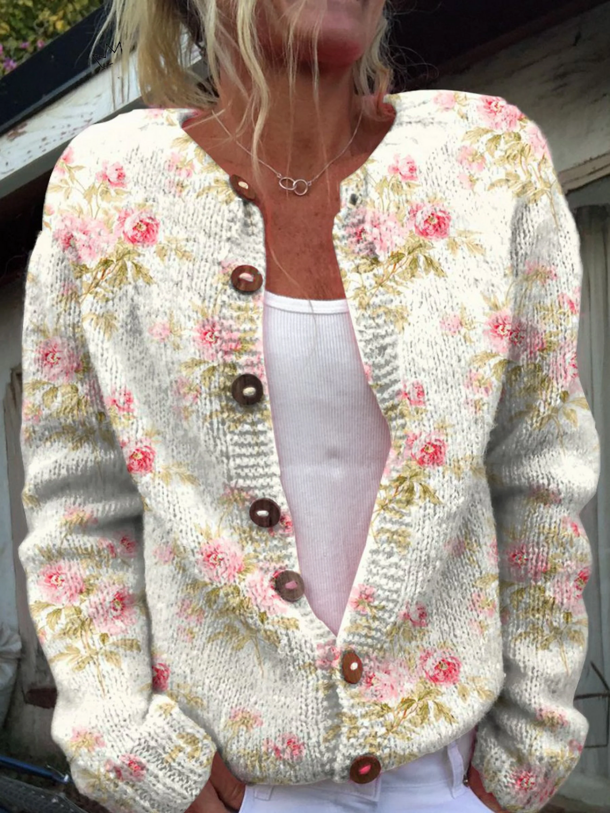 Kerensa™ | Strickjacke mit Knöpfen