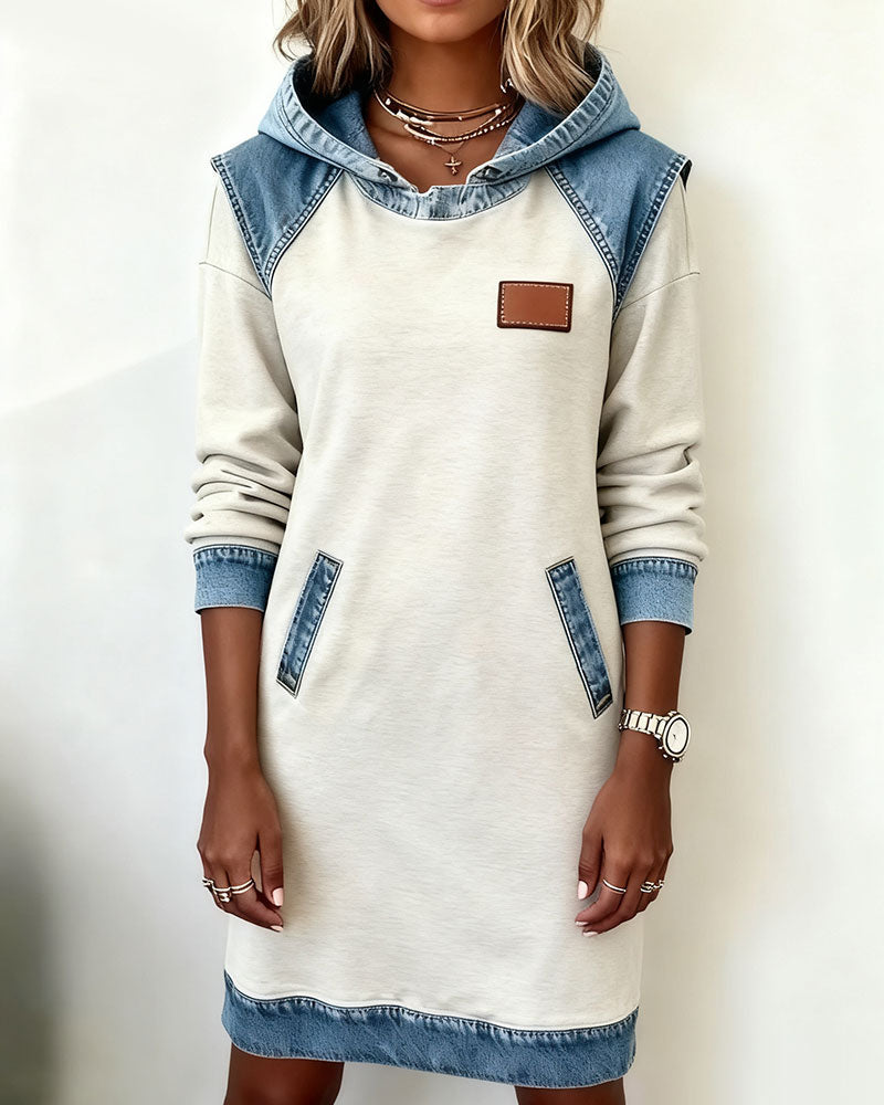 Livia™ | Jeanskleid mit Kapuze