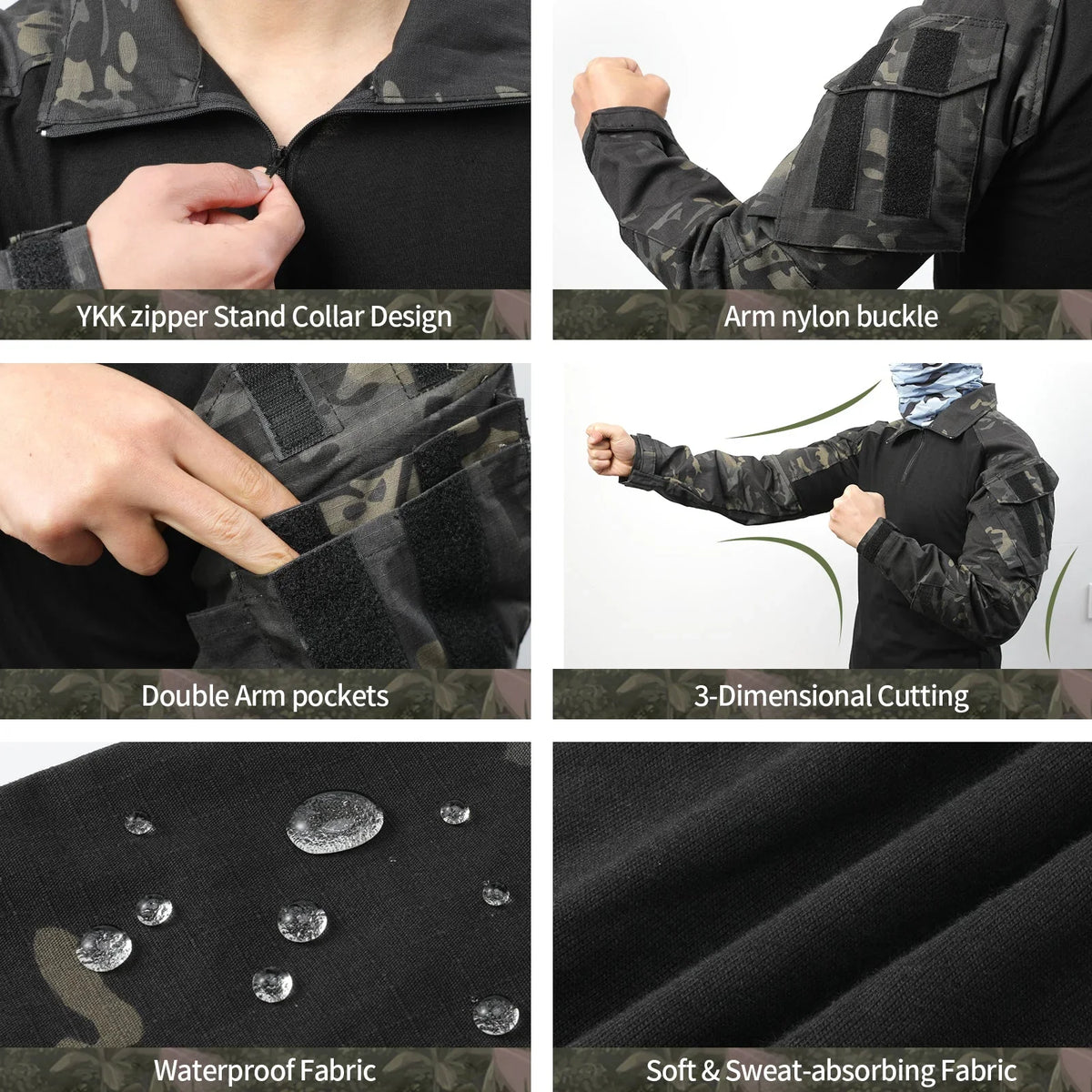 Igor™ | Taktisches G3 Combat-Shirt mit Taschen