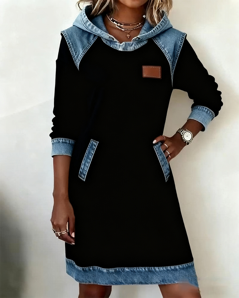 Livia™ | Jeanskleid mit Kapuze