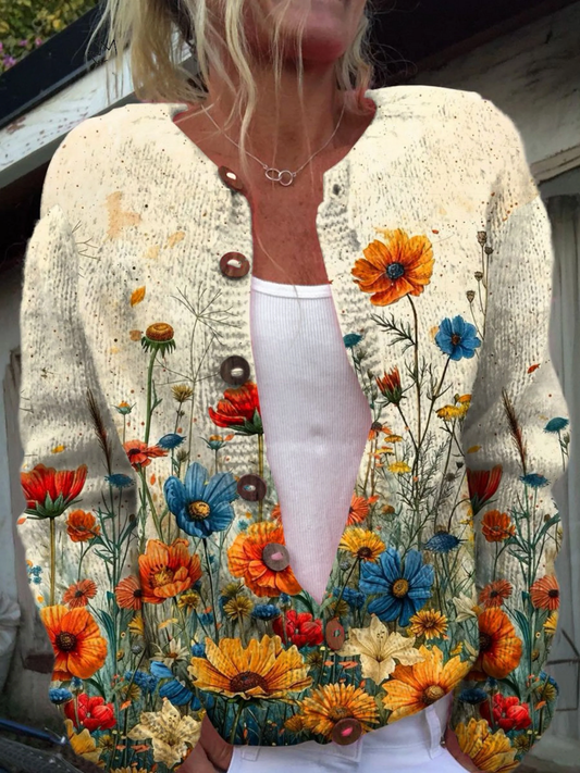 Tansy™ | Strickjacke mit Knöpfen