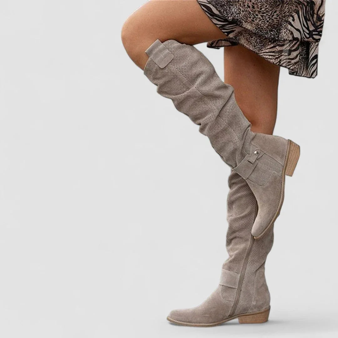 Hanna™ | Ortopedyczne Kozaki w Stylu Western