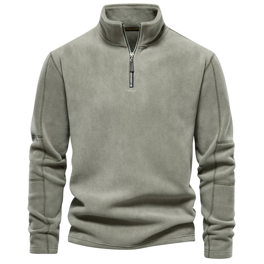 Damian™ | Fleece-Pullover mit Kurzem Reißverschluss und Stehkragen