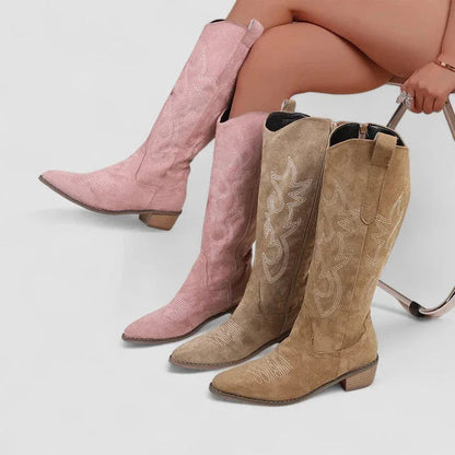 Klara™ | Ortopedyczne Kozaki w Stylu Western