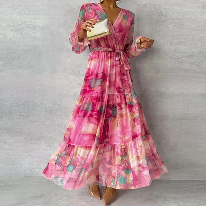 Σόφι™ | Κομψό Floral Maxi Φόρεμα