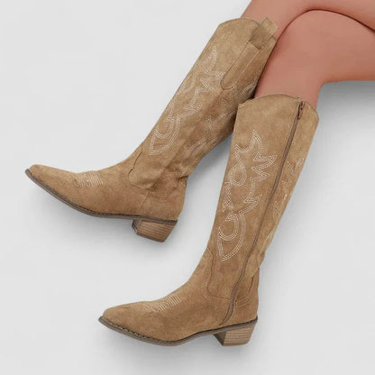 Klara™ | Ortopedyczne Kozaki w Stylu Western