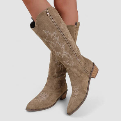 Klara™ | Ortopedyczne Kozaki w Stylu Western