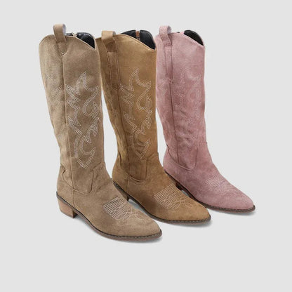 Klara™ | Ortopedyczne Kozaki w Stylu Western