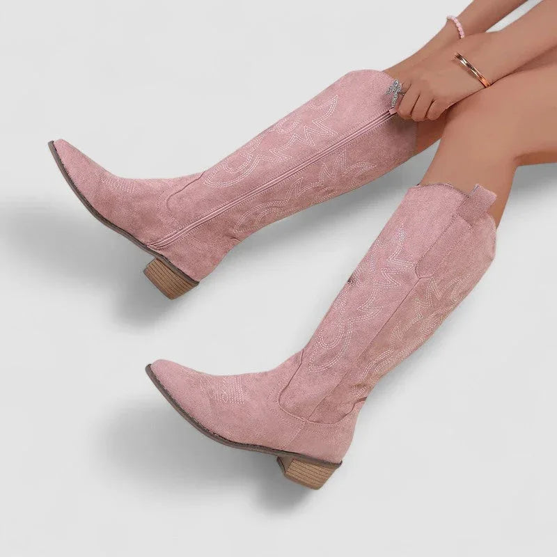 Klara™ | Ortopedyczne Kozaki w Stylu Western