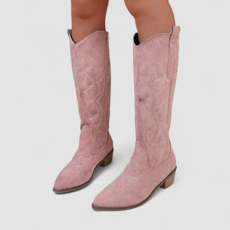 Klara™ | Ortopedyczne Kozaki w Stylu Western