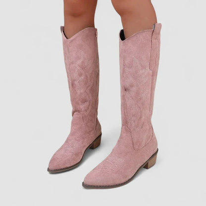 Klara™ | Ortopedyczne Kozaki w Stylu Western
