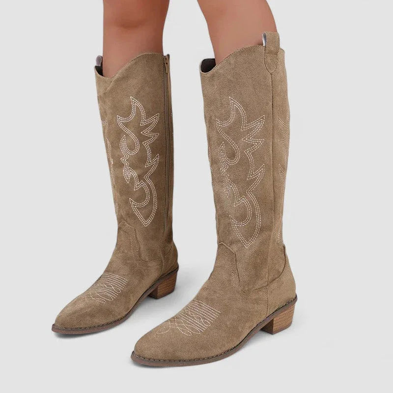 Klara™ | Ortopedyczne Kozaki w Stylu Western