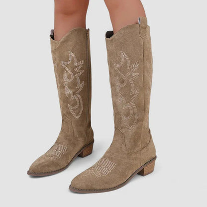 Klara™ | Ortopedyczne Kozaki w Stylu Western