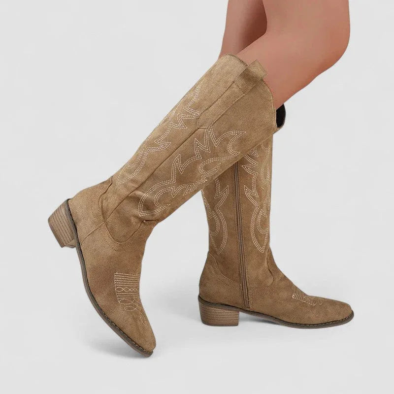 Klara™ | Ortopedyczne Kozaki w Stylu Western
