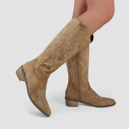 Klara™ | Ortopedyczne Kozaki w Stylu Western