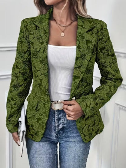 Damen Jacquard-Paisley-Blazer