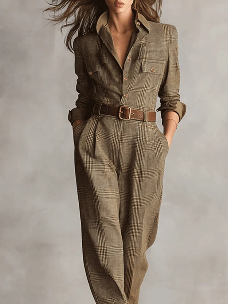 Mirabelle™ | Γυναικεία Ολόσωμη Φόρμα Tweed