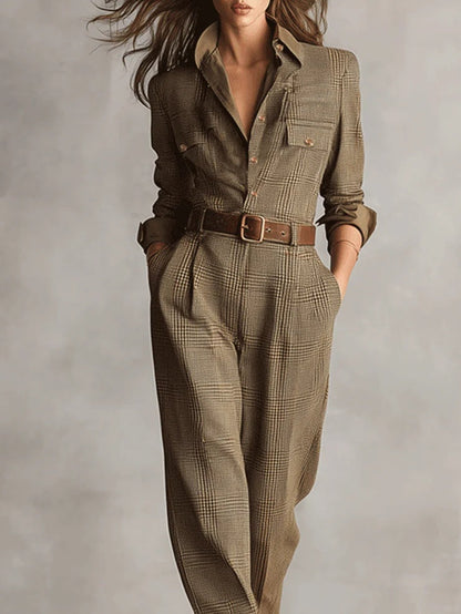 Mirabelle™ | Γυναικεία Ολόσωμη Φόρμα Tweed