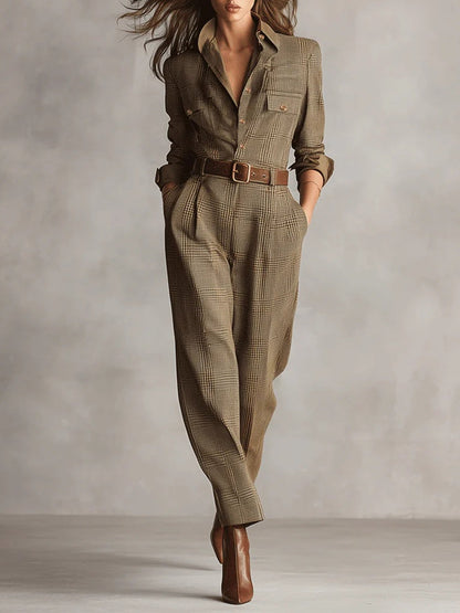 Mirabelle™ | Γυναικεία Ολόσωμη Φόρμα Tweed