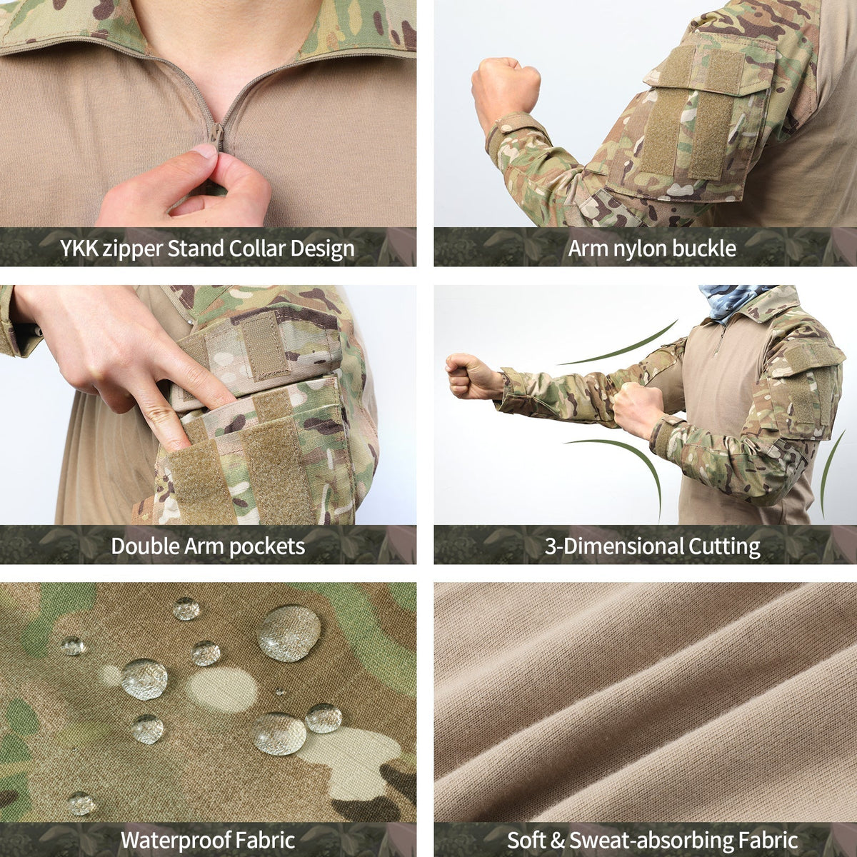 Igor™ | Taktisches G3 Combat-Shirt mit Taschen