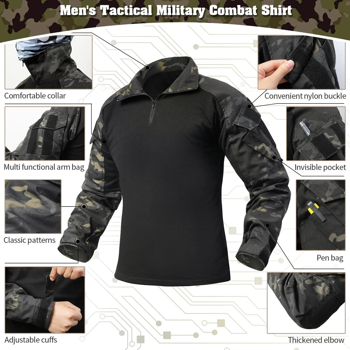 Igor™ | Taktisches G3 Combat-Shirt mit Taschen