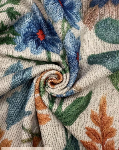 Tabitha™ | Reißverschluss-Strickjacke mit Botanischem Garten